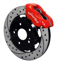 Wilwood Red Caliper Drilled Rotor 02-06 RSX Type-S 4 Piston Dynalite Front BBK Wilwood Red Caliper Drilled Rotor 02-06 RSX Type-S 4 Piston Dynalite Front BBK
